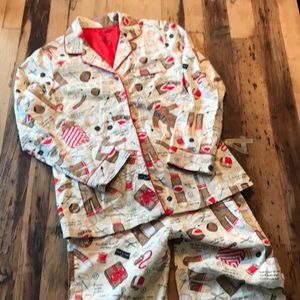Nick and Nora NWOT sock monkey pajamas